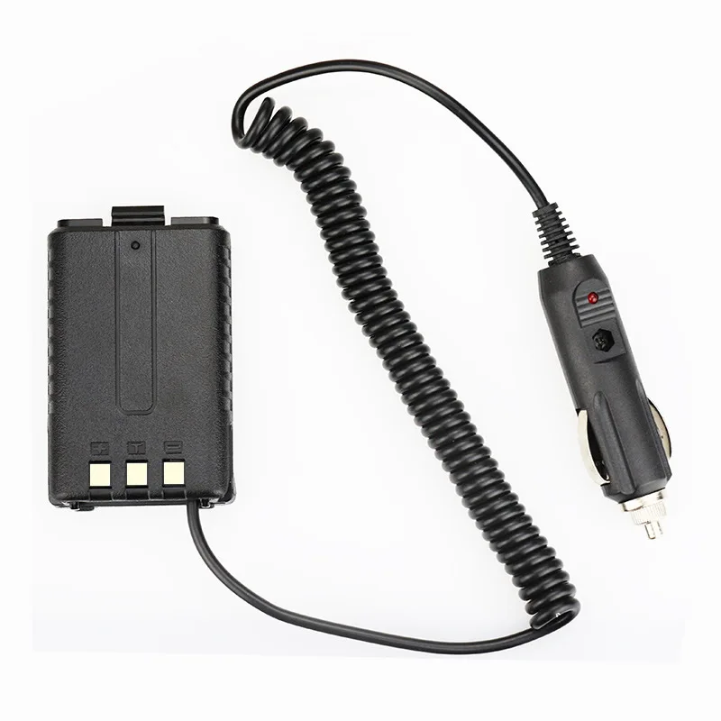 

For Baofeng Battery Eliminator Car Charger For Portable Radio UV 5R UV-5RB UV-5RA Two Way radio Walkie Talkie Accessories