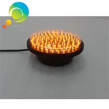 Lámpara de señal de tráfico, luz LED amarilla de 200mm, precio directo de fábrica, AC85-265V