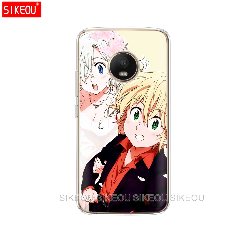 Силиконовый чехол для телефона Motorola Moto G6 G5 G5S Z2 Z3 PLAY PLUS X4 E4 E5 C Nanatsu no Taizai 7 Seven Deadly Sin |