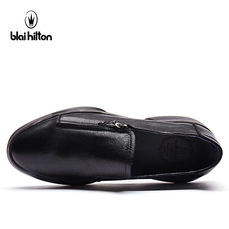 Blai Hilton Fashion men shoes Genuine Cow Leather Breathable/Comfortable Men's Casual Shoes | Обувь