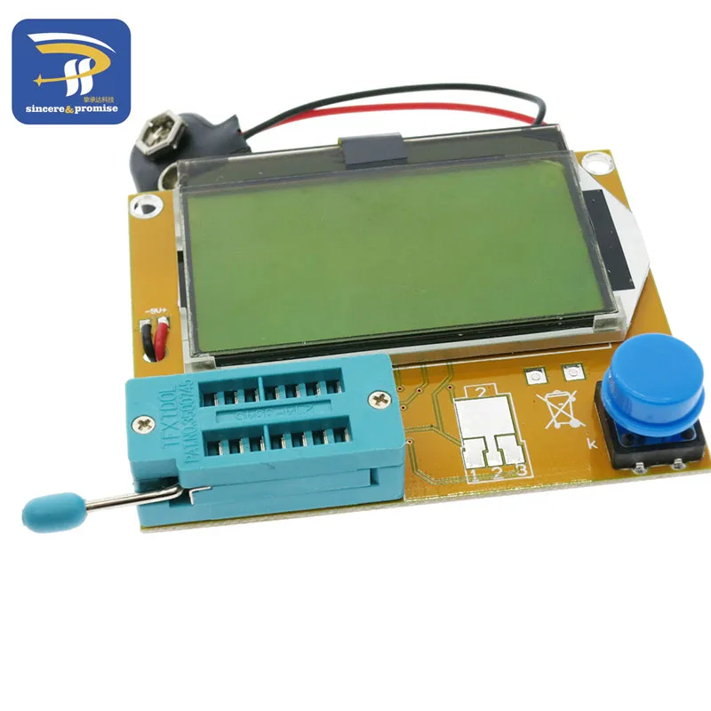 Mega328 M328 LCR T4 ESR Meter светодиодный тестер транзисторов диодов триодов Емкость MOS