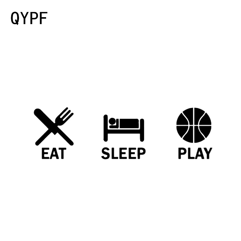 QYPF 16 2*4 8 см интересные автомобильные виниловые наклейки для баскетбола с
