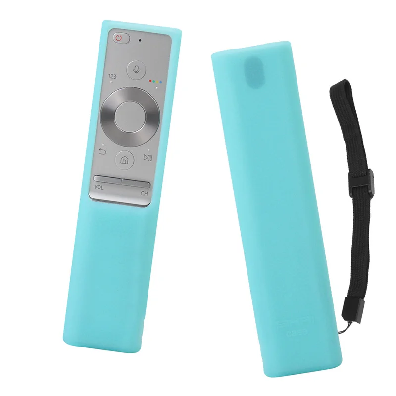 lightblue only case BN59-01265A чехлы с пультом дистанционного управления для samsung QLED smart tv силиконовый чехол SIKAI - Цвет: lightblue only case