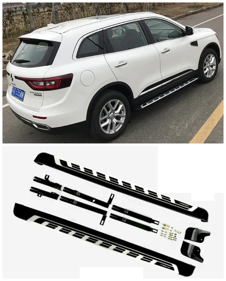 Автомобильные подножки для Renault Koleos 20017 2018 боковые ступенчатые педали