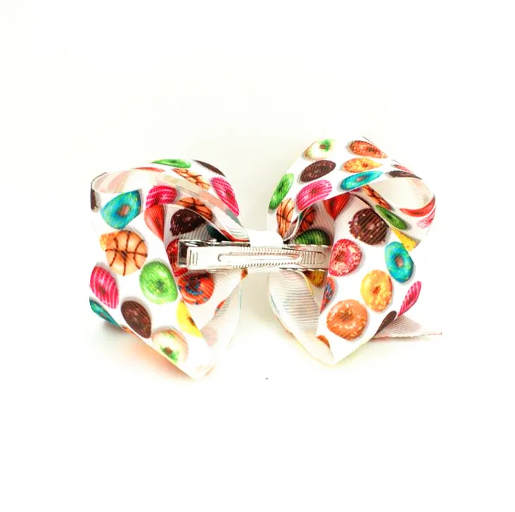 Kimmy 32pcs Free shipping 4" ABC hair bows Boutique Girl clips Unicorn Hairbow | Аксессуары для одежды