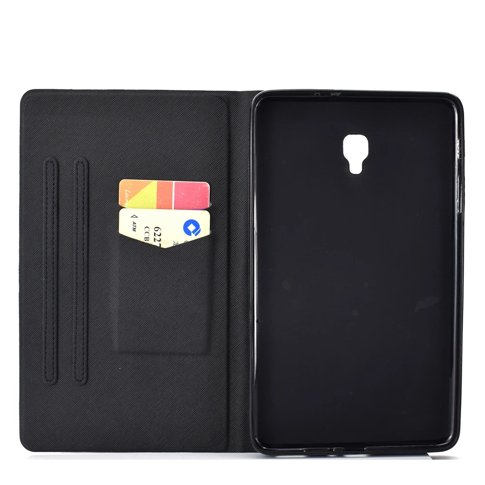 Чехол для Samsung Galaxy Tab A 8 0 дюйма 2017 T380 T385 искусственная кожа с модным принтом