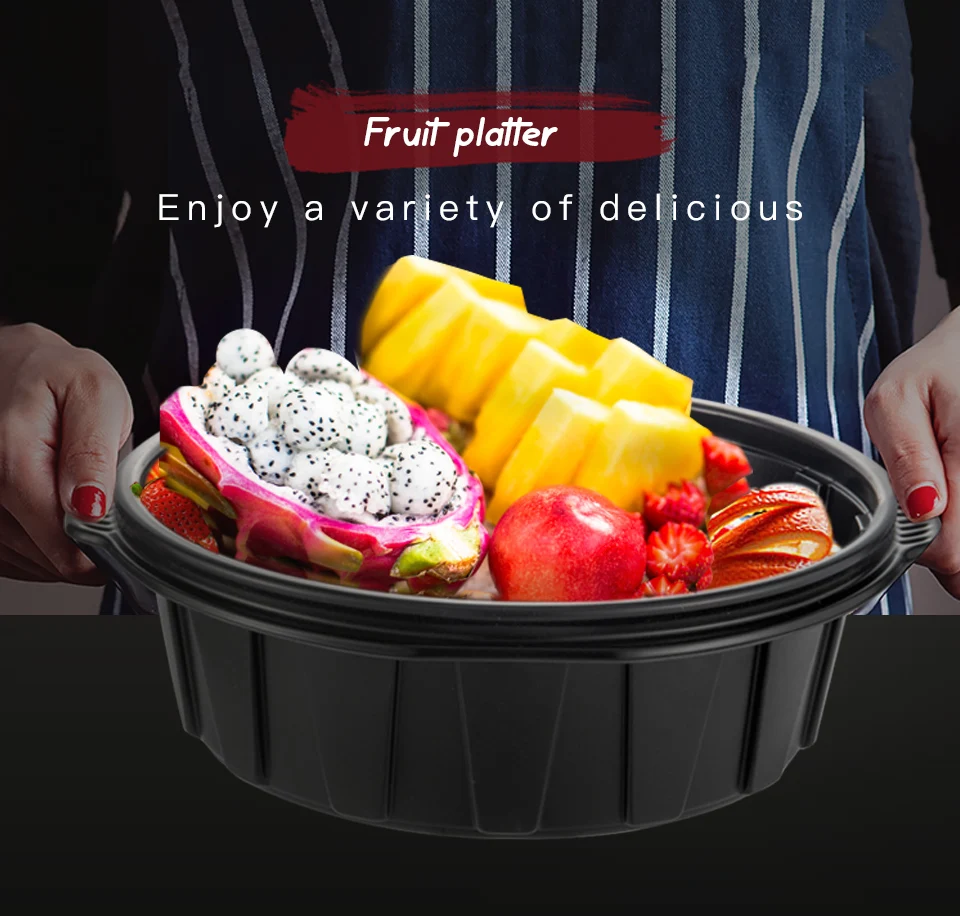 OTOR 40 шт. 85 унций одноразовая пища контейнеры Bento Box Контейнер с крышками Microwaveable контейнер для хранения еды Ланч-бокс