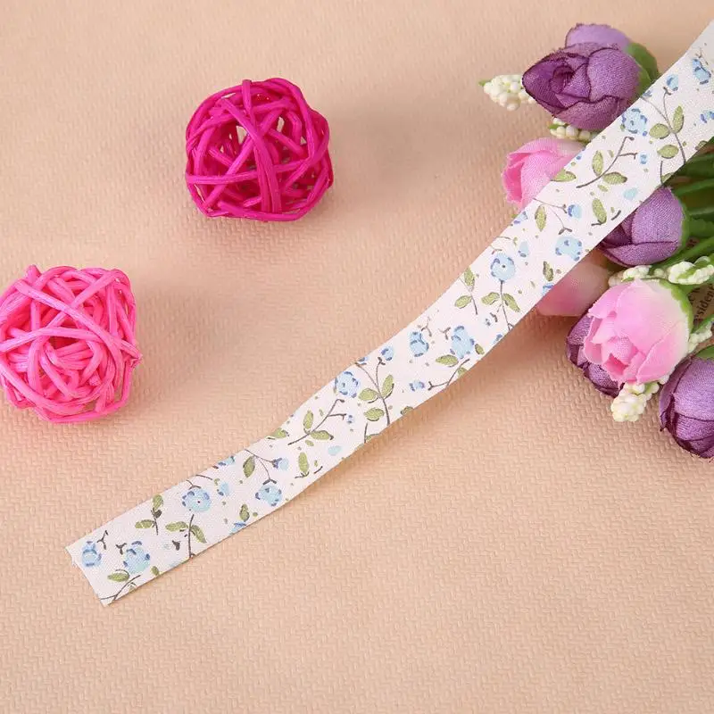 5 ярдов хлопчатобумажная ленты с цветами Одежда лента DIY ручной работы Hairbow бантом