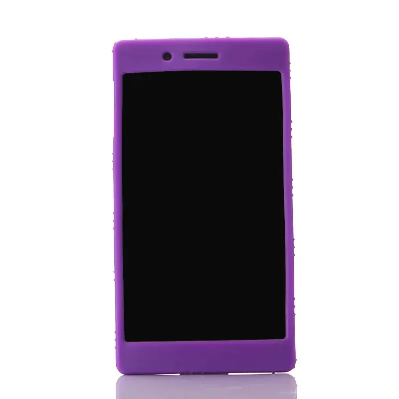 purple Для lenovo Tab 3 730 Чехол Мягкий силиконовый чехол для lenovo Tab 3 730F 730 M 730X7 дюймов планшетный ПК - Цвет: purple