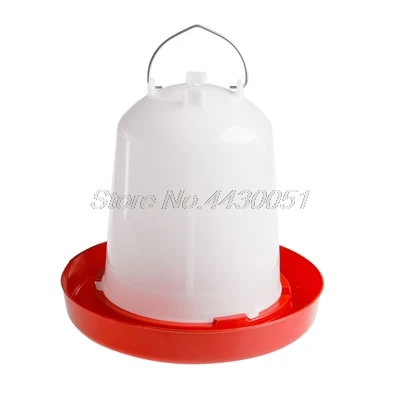 1.5L/2.5L/4L/6L поилка для кур кормушка птицы Курица перепела Bantam пищевая вода - Цвет: 4000ml