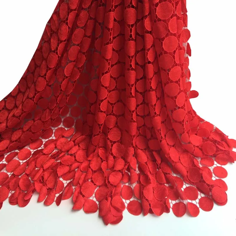 Африканский шнурок ткани Моды стиль вышитые гипюр кружева высокое качество