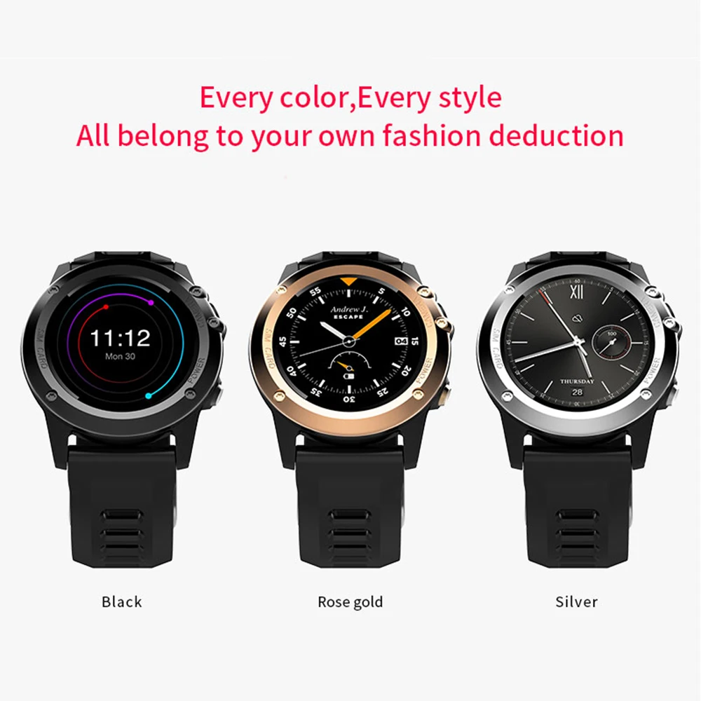 H1 GPS Смарт часы IOS Android Телефонный звонок IP68 Водонепроницаемый SmartWatch Bluetooth SIM TF