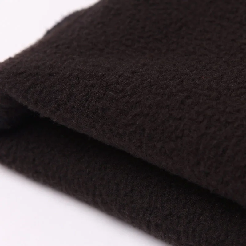 Mens High Waist Fleece Lined Boot Cut Jeans Bell Bottom Men Autumn Winter Warm Velvet Thick Jeans Bootcut Pants Trousers Black