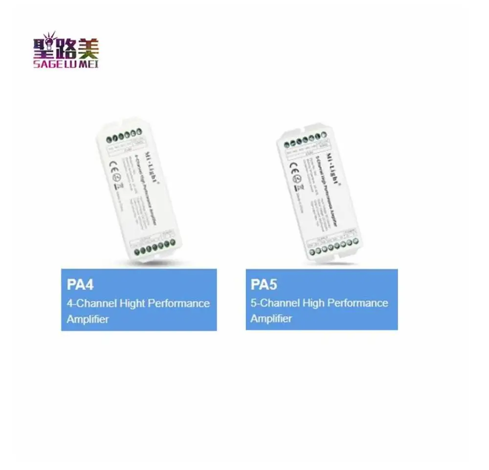 DC12V 24 V Mi Light 5 канальный 5CH высокопроизводительный усилитель 4 4CH светодиодный