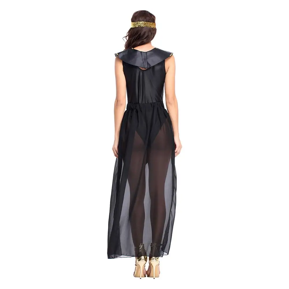 

Deluxe Egyptian Queen of the Pyramids Cleopatra Dress Adult Women's Egyptian Goddess Costume Halloween Cosplay Party Dress