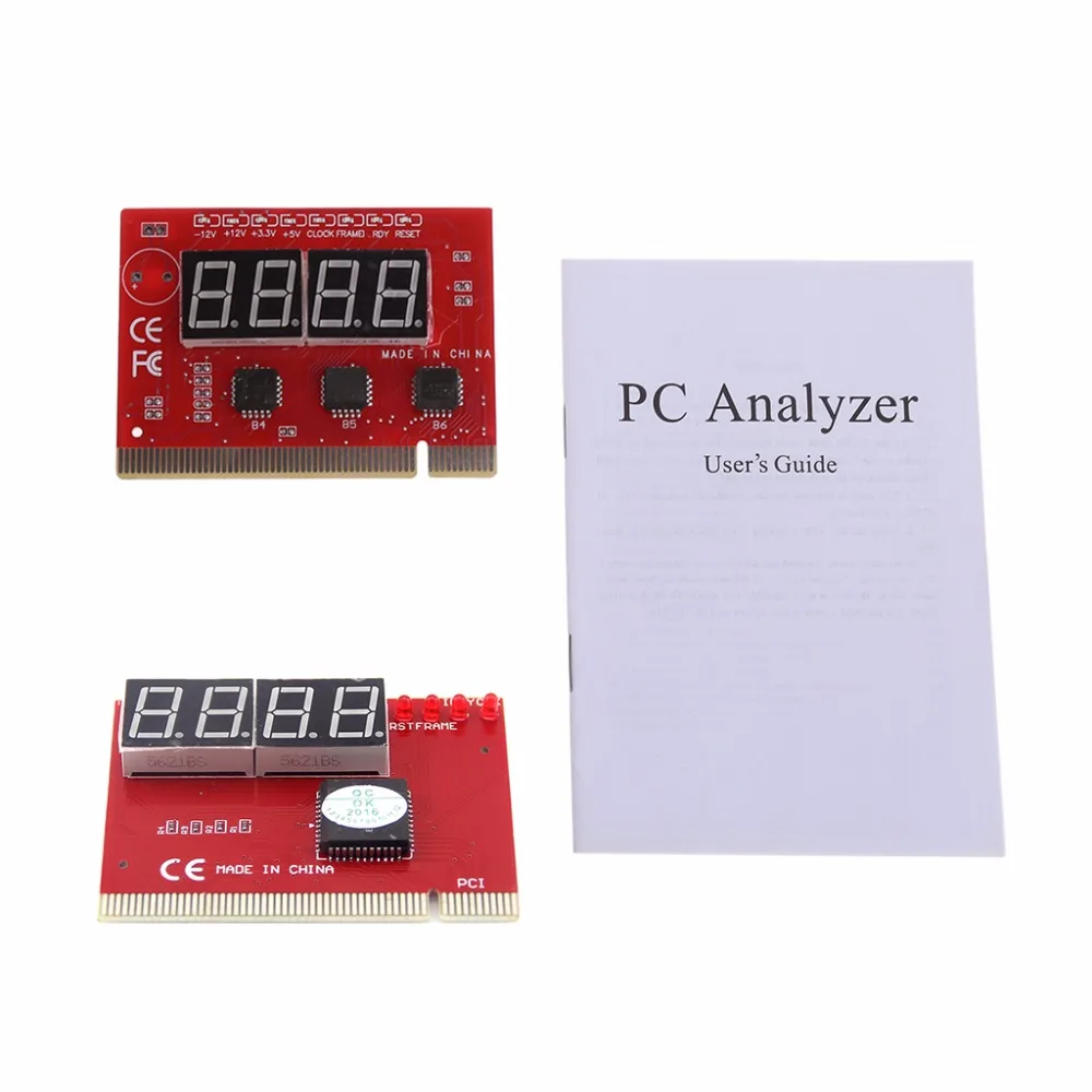 Новый компьютерный PCI открытка материнская плата светодиодный 4 разрядный