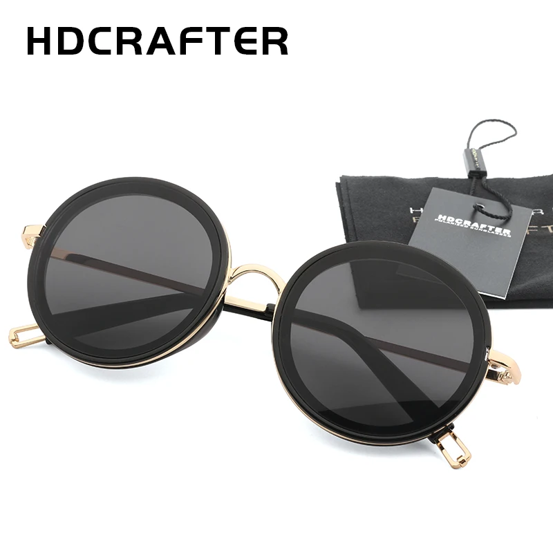 HDCRAFTER Круглые Солнцезащитные очки Для женщин Брендовая Дизайнерская обувь