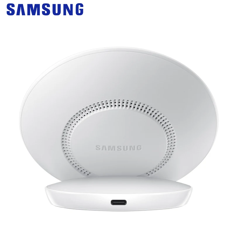 Samsung Оригинальное Быстрое беспроводное зарядное устройство Qi Смарт Быстрая зарядка для iPhone X XR XS 8/Galaxy S9 S8 S10 Plus Note 9/huawei Mate20pro