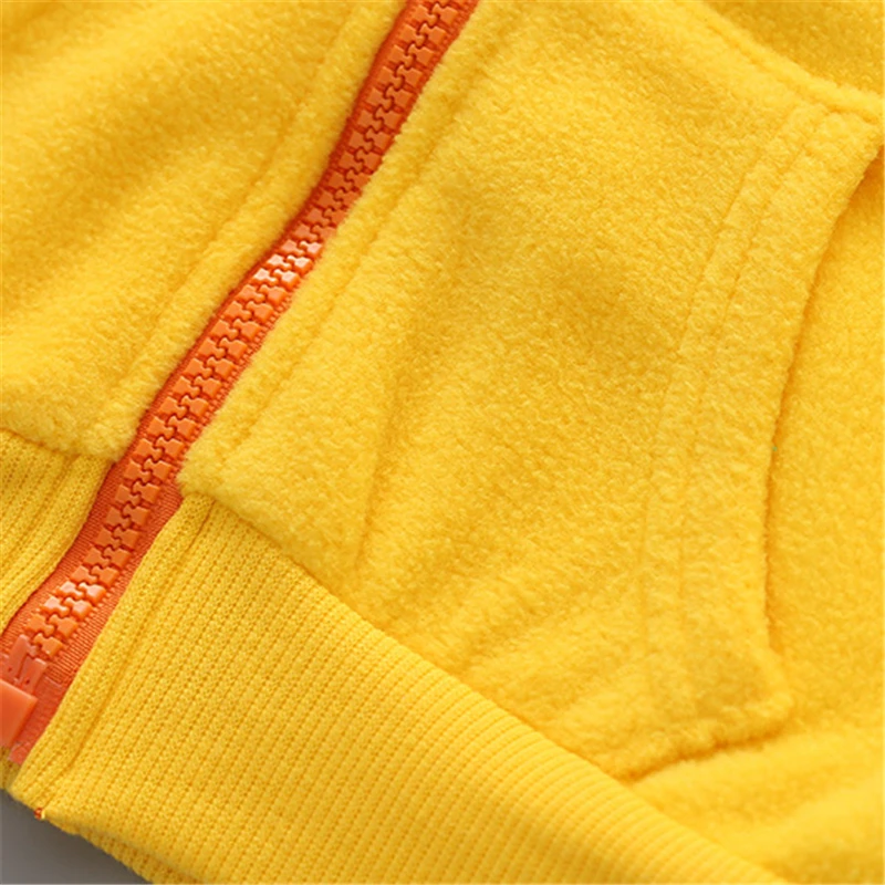 Baby Boys Girls Sweatshirt Cartoon Hoodie clothing Velvet Children Coat Panda duck rabbit dinosaur Animal Kids Jacket | Детская одежда
