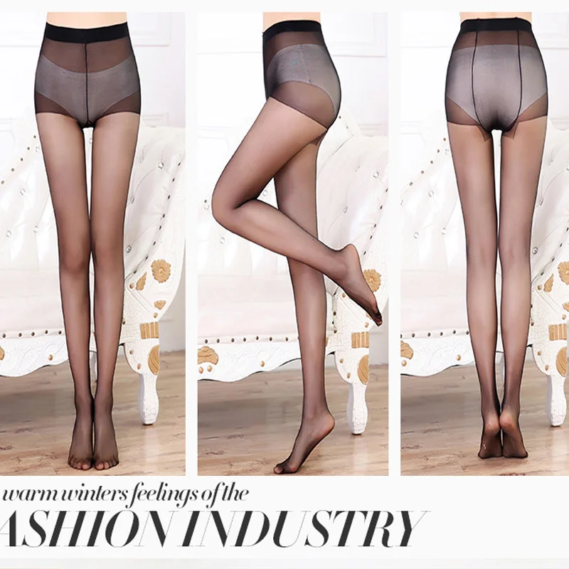 Новинка ультратонкие шелковые гладкие носки Бесшовные тонкие сексуальные