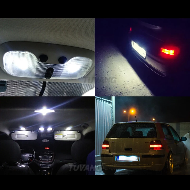 2x C5W гирлянда светодиодный лампы 31/36/39/41 мм 5730 SMD CANBUS Авто Интерьер светильник