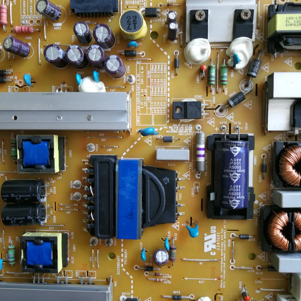 Оригинальный 50 дюймовый LG 50LB5620 CA LCD TV power board EAX65423801|Стартеры| |