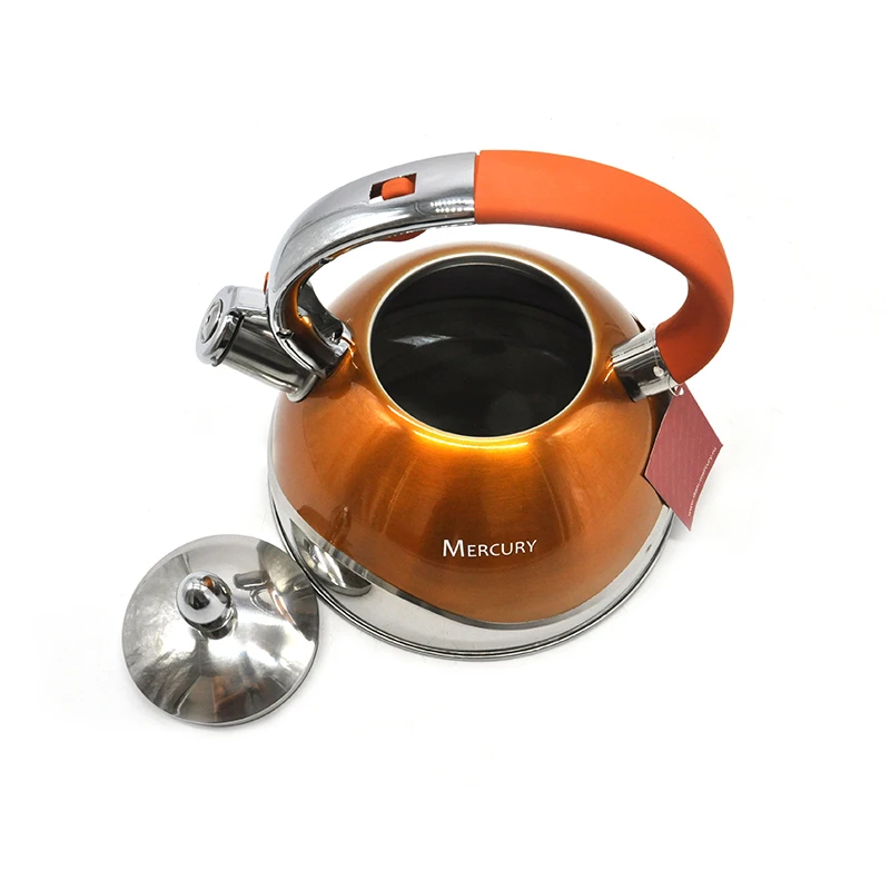 Чайник со свистком для кофе нержавеющая сталь л|Чайники| |