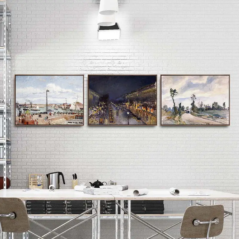 Home Decoration Art Wall Pictures for Living Room Poster Print Canvas Printings Paintingsn French Camille Pissarro 2 | Дом и сад