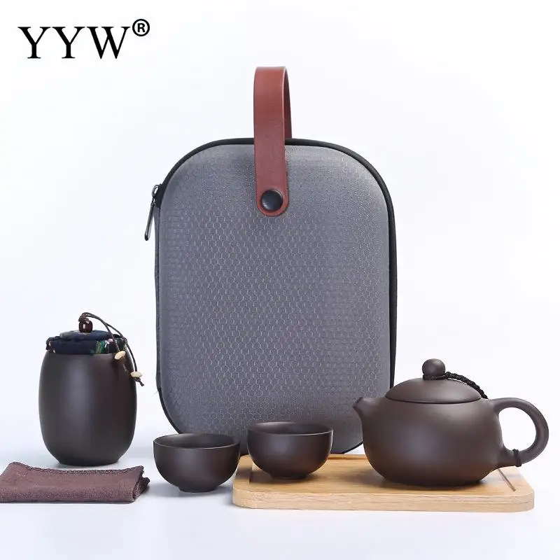 4 шт. чайный набор с чайным подносом и дорожным пакетиком модная деловая кружка