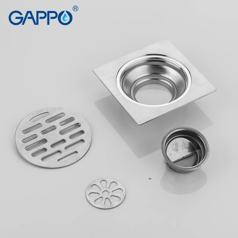 Сливная сетка GAPPO из нержавеющей стали для душа защита от запаха напольное сито