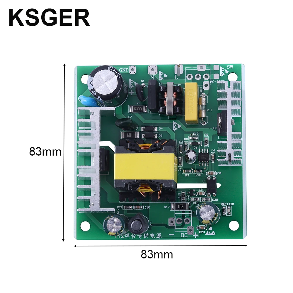 KSGER 96 Вт 24 В 5A электрический блок питания для STM32 STC OLED T12 цифровой DIY контроллер паяльной станции