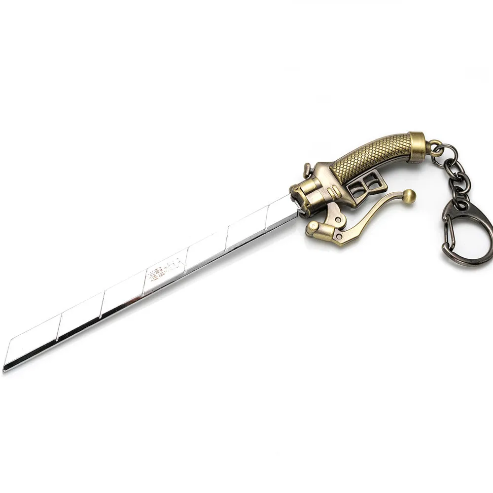 16 см мультяшный аниме атака на Титанов брелок для съемочного корпуса модель