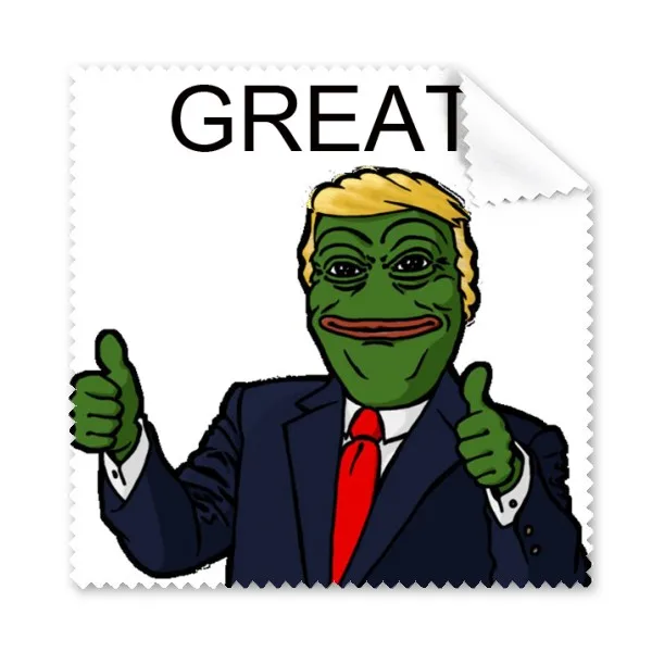 Печальная лягушка Трамп забавная давайте сделаем Америку Великой снова
