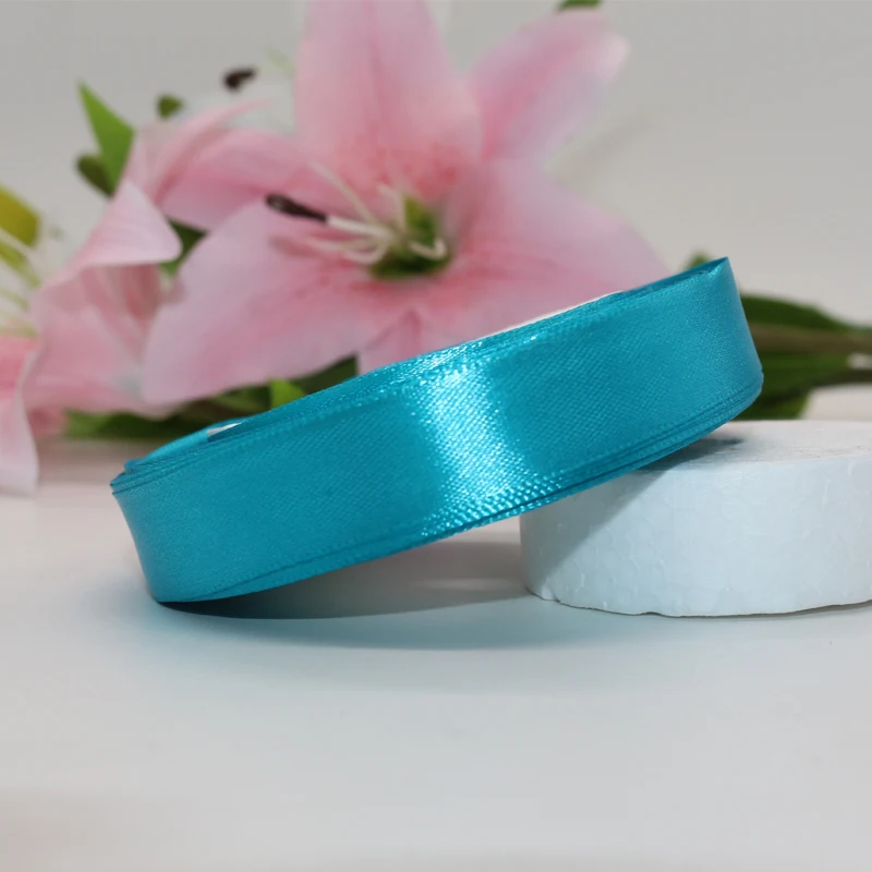 25 ярдов  Лот атласная лента 6 мм 50 ширина полиэфирная ткань тесьма ленты для DIY