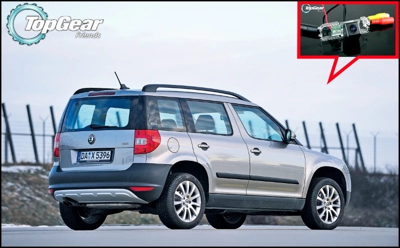 

Автомобильная камера для Skoda Yeti 5D SUV 2010 ~ 2014, Высококачественная камера заднего вида для вентиляторов | CCD + RCA