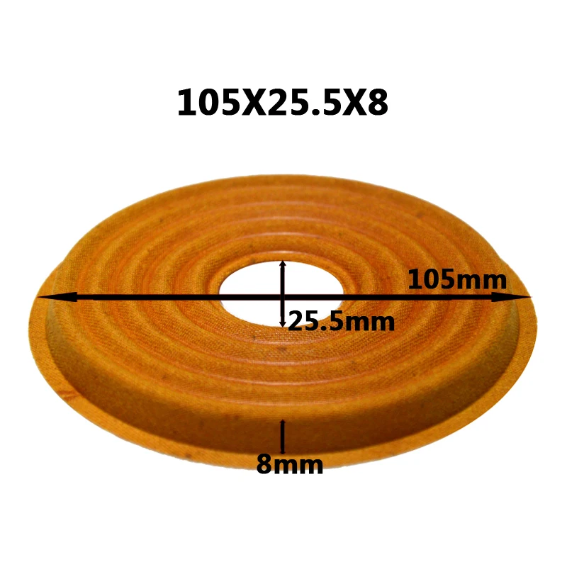 2 шт. 105x25. 5/105x3 0/105x38. 5/105x39 мм эластичный волновой громкоговоритель Сабвуфер