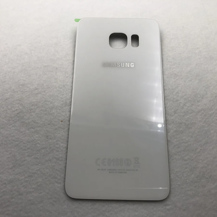 Original Glass For Samsung Galaxy S6 edge+ Plus G928 G928F Back Battery Cover Door Rear Housing Case Replacement + Sticker | Мобильные