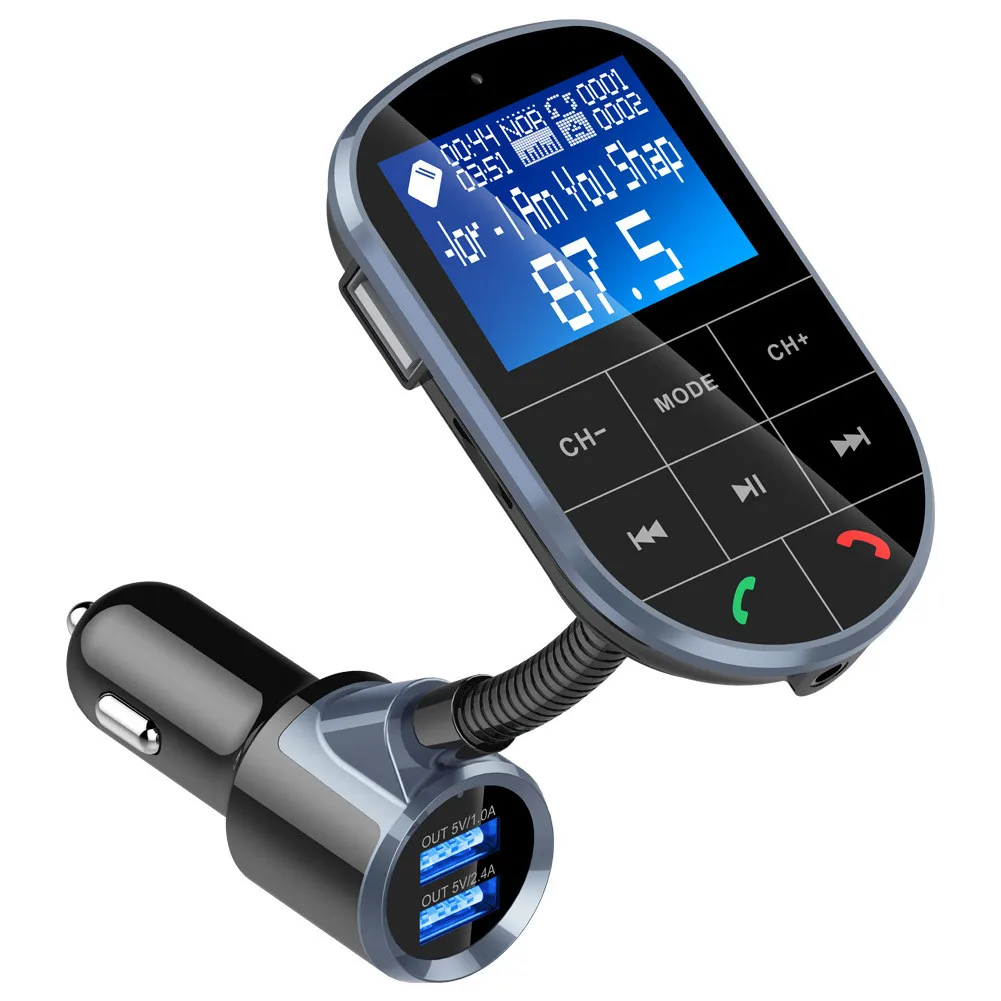 Автомобильный музыкальный Bluetooth fm передатчик модулятор Hands free автомобильный