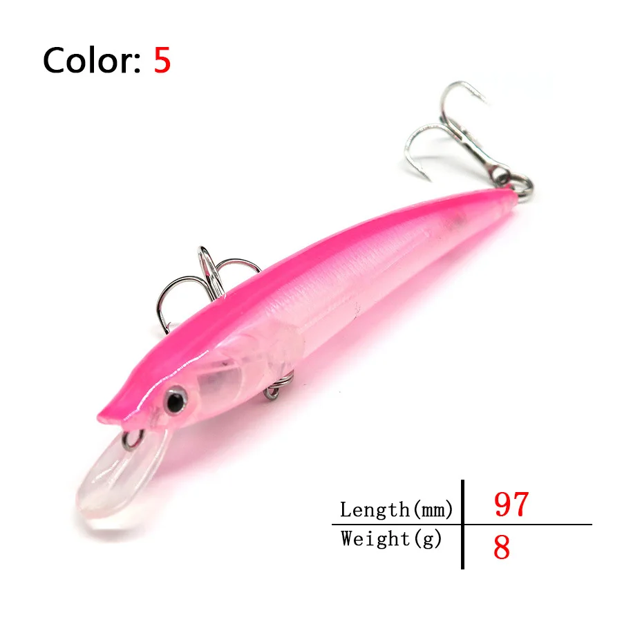 

Minfishing Brand Wobbler Crankbaits Minnow Fishing Lures Artificial Baits For Bass Fishing Hard Plastic Fishing Lure