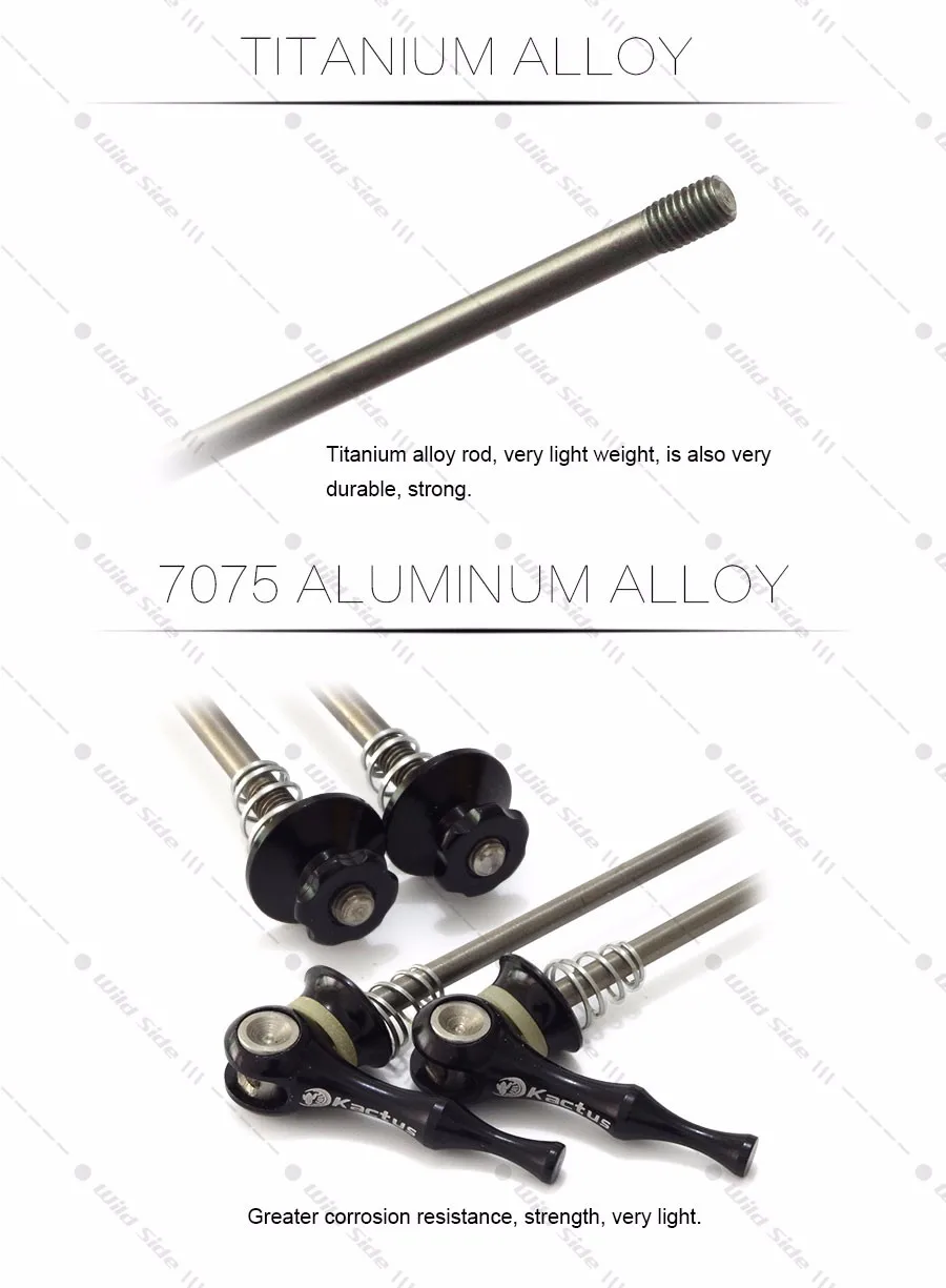 Сверхлегкий 45 г/пара titanium Ti Axis шампуры дисковый тормоз для горного велосипеда шоссейный велосипед Quick Release передний 100 задний 130/135 мм ступицы для колес