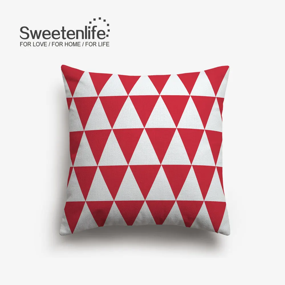 Sweetenlife 45x45 см наволочка креативные геометрические декоративные диванные подушки