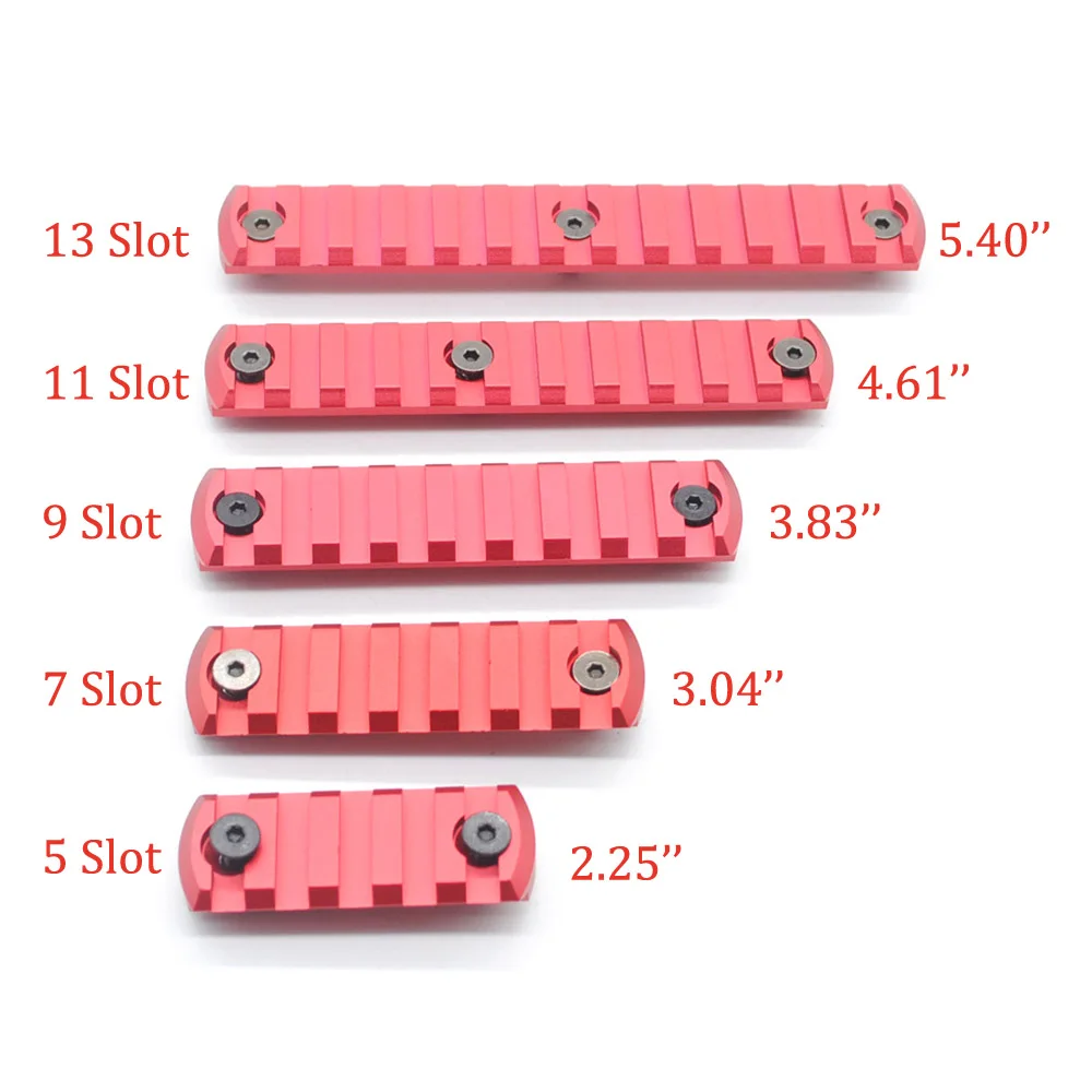 Сверхлегкая рельсовая система для установки ключей 5 7 9 11 13 слотов Handguard