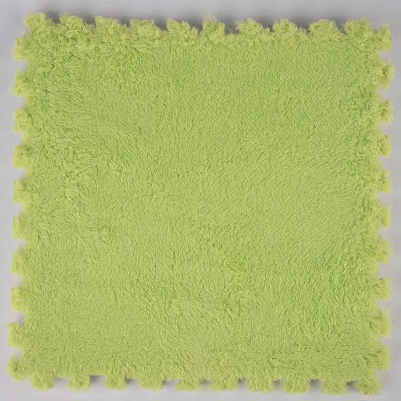 13 color 30*30 см детский коврик-пазл из пены EVA лохматый бархатный Детский эко-Пол 11 цветов для гостиной Tapetes Para Casa Sala - Цвет: 13 color