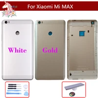 10pcslot original for xiaomi mi max max battery cover back rear battery housing door back cover case side buttons replacement