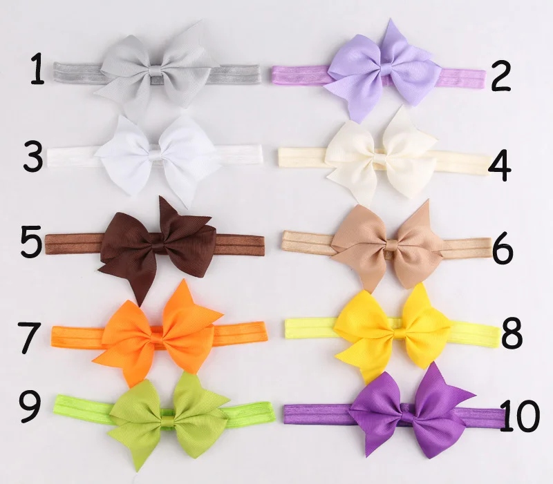 Retail 1pcs Lovely Girls Headbands With Ribbon Bow Flower Artificial Elastic Hair Bows Hairbands Summer Style Accessories | Детская
