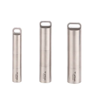 Уличная титановая капсула Tiartisan, портативная аптечка, трехслойное медицинское ведро, защитное оборудование, чехол для таблеток