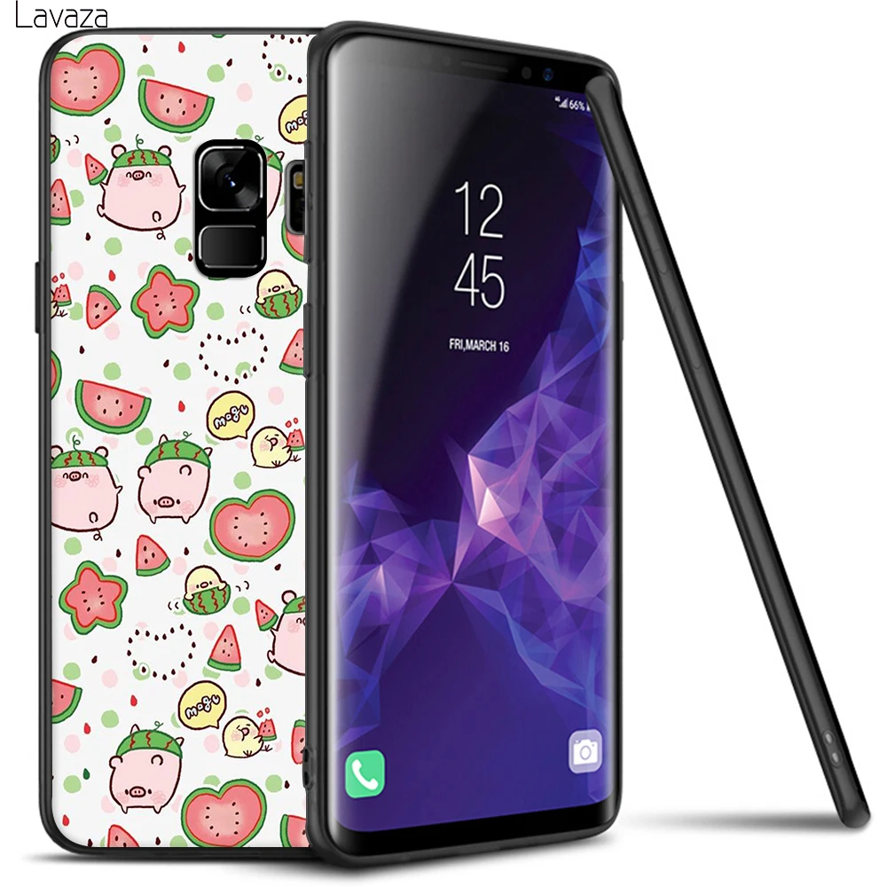 Мягкий чехол Lavaza Funny Pig Для Galaxy A3 A5 2016 2017 A6 plus A7 A8 A9 J6 2018 A10 30 40 50 70 |