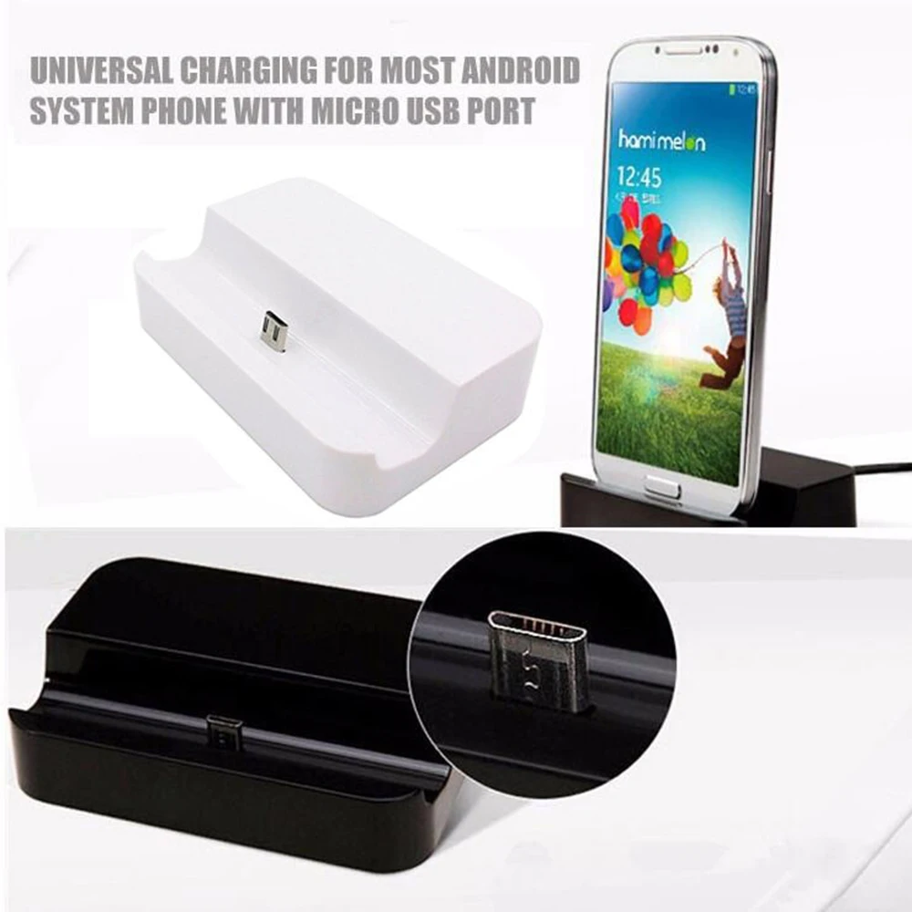 Для телефонов Android samsung huawei Micro USB Настольная зарядная док-станция зарядное устройство