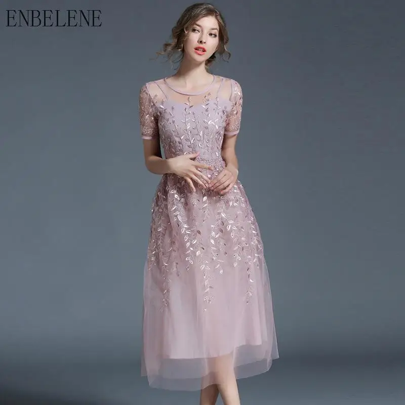 XXL плюс Размеры платье Для женщин Роскошные Платья для дам Вышивка Вечеринка