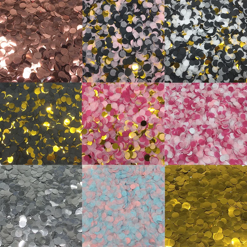 10 цветов круглые тканевые шары с конфетти|Флажки вымпелы и конфетти| |